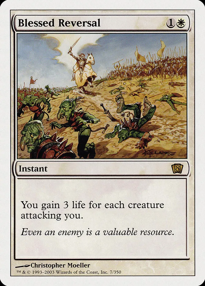 2003 Eighth Edition Blessed Reversal rare #7 rare card image