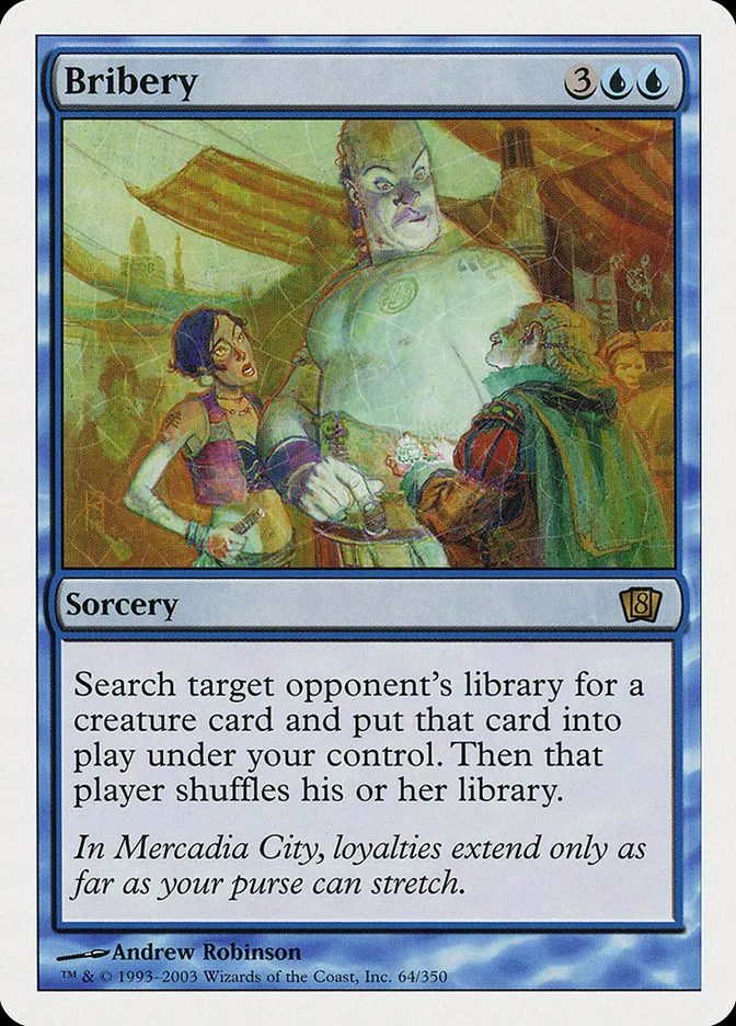 2003 Eighth Edition Bribery rare #64 rare card image