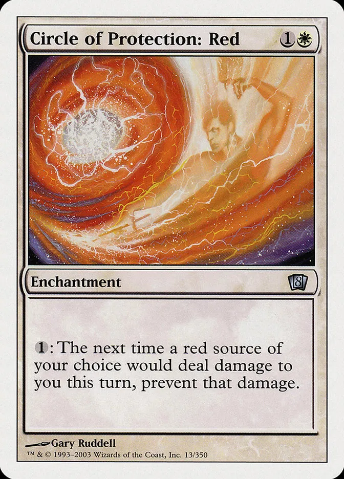 2003 Eighth Edition Circle of Protection: Red #13 uncommon card image