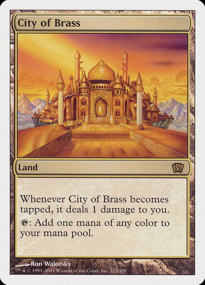 2003 Eighth Edition City of Brass #322 rare card image