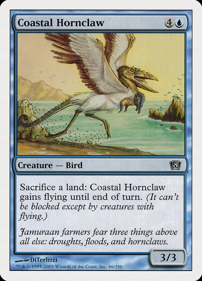 2003 Eighth Edition Coastal Hornclaw common #66 common card image