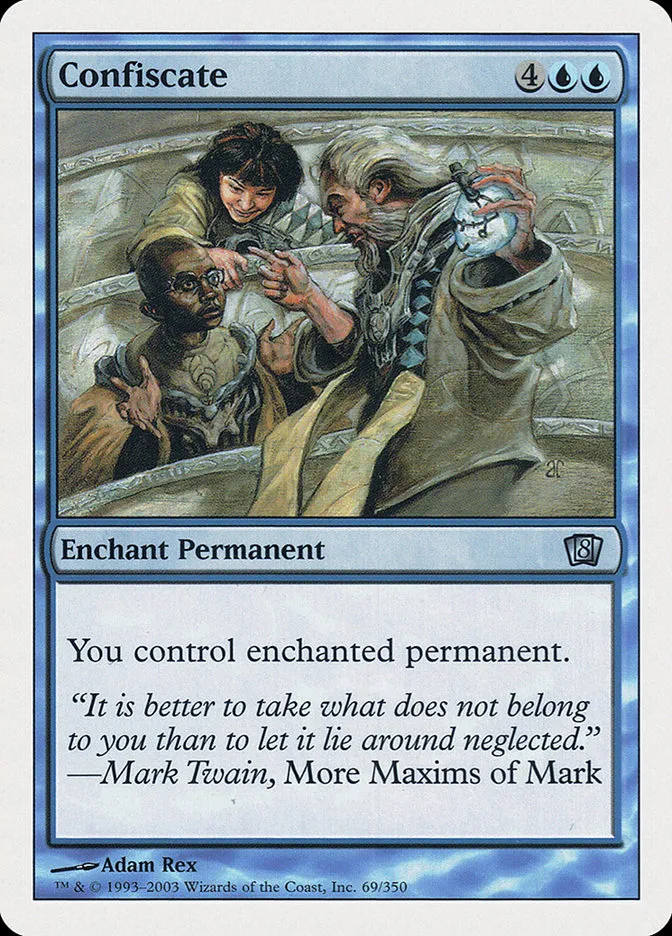 2003 Eighth Edition Confiscate uncommon #69 uncommon card image