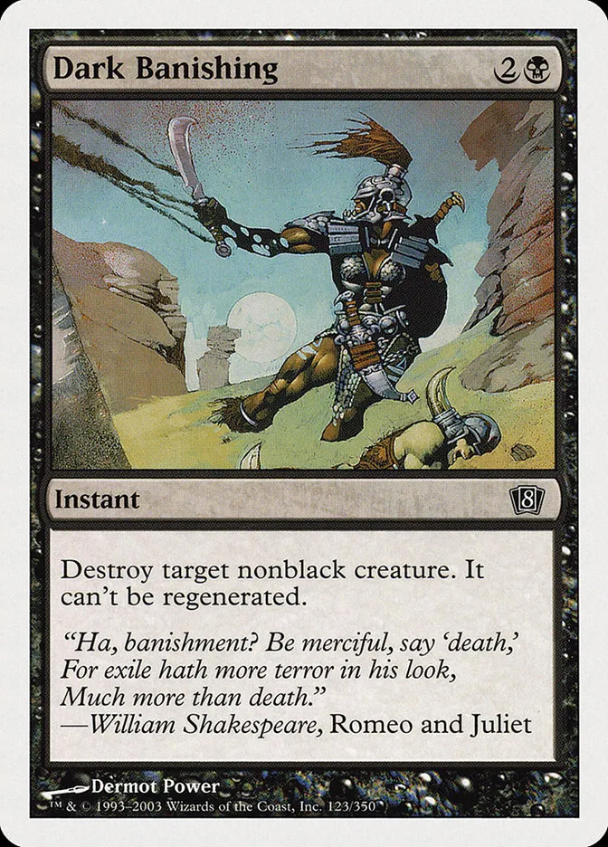 2003 Eighth Edition Dark Banishing common #123 common card image