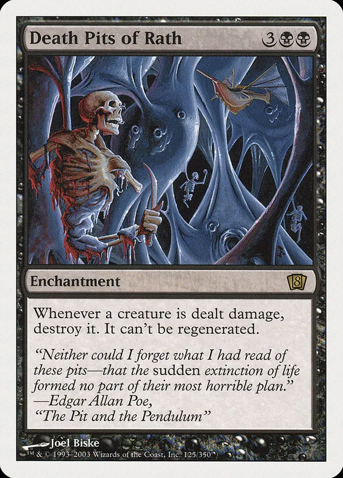 2003 Eighth Edition Death Pits of Rath #125 rare card image