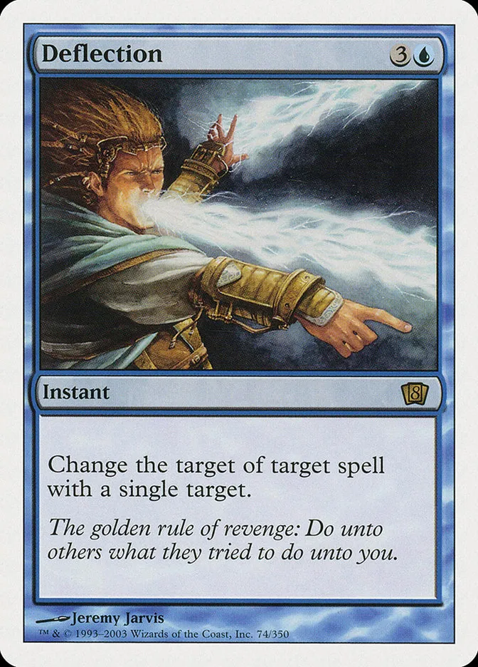2003 Eighth Edition Deflection rare #74 rare card image
