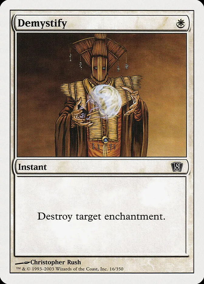 2003 Eighth Edition Demystify common #16 common card image