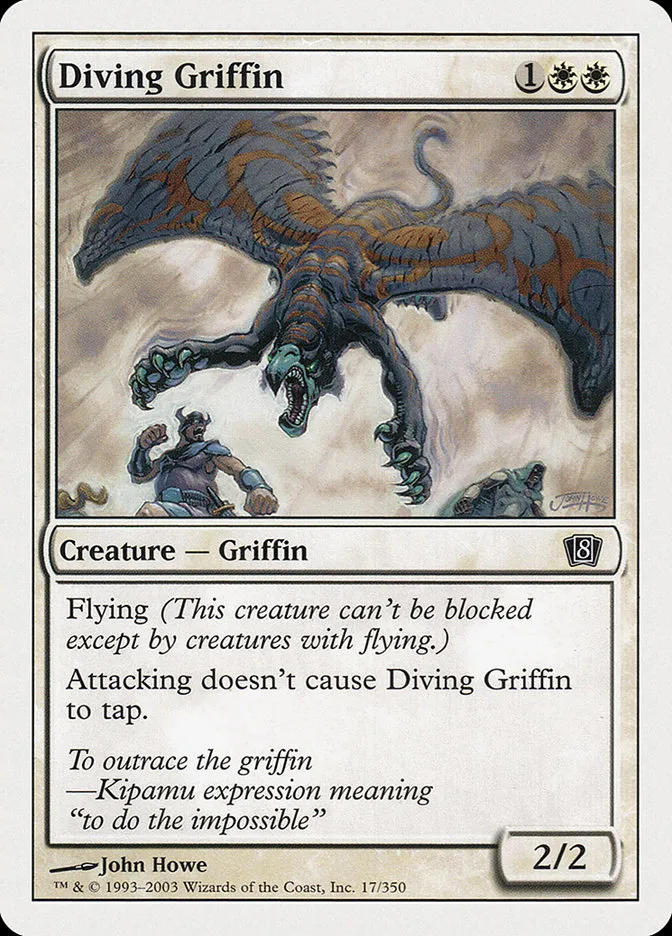 2003 Eighth Edition Diving Griffin common #17 common card image
