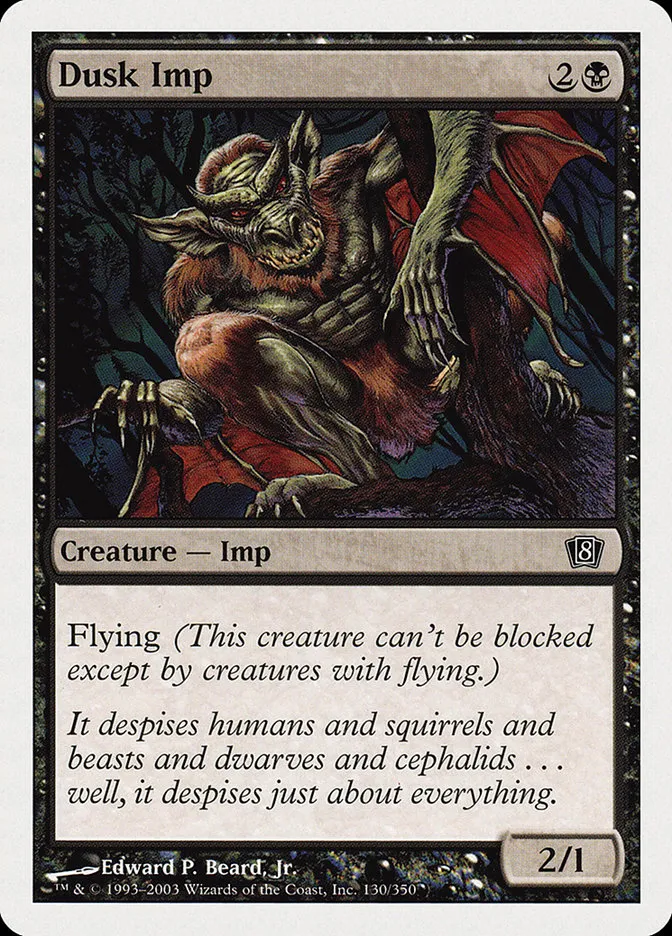 2003 Eighth Edition Dusk Imp common #130 common card image