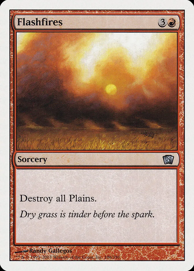 2003 Eighth Edition Flashfires uncommon #186 uncommon card image