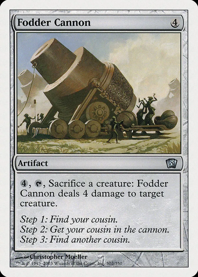 2003 Eighth Edition Fodder Cannon uncommon #302 uncommon card image