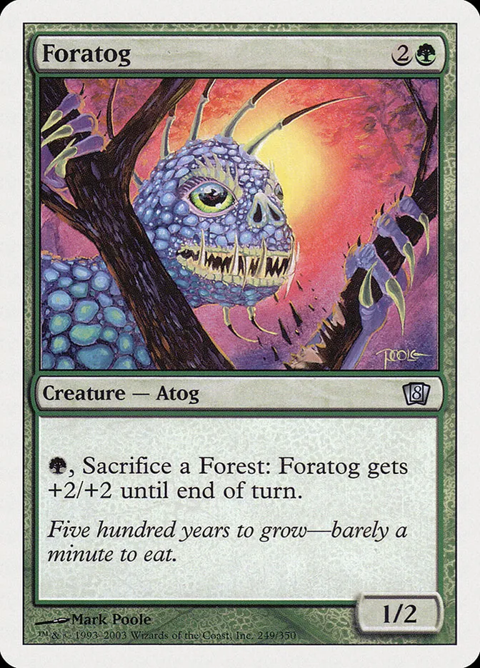 2003 Eighth Edition Foratog uncommon #249 uncommon card image