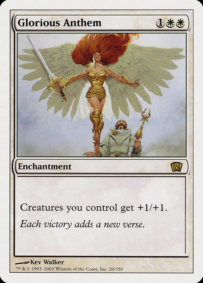 2003 Eighth Edition Glorious Anthem rare #20 rare card image