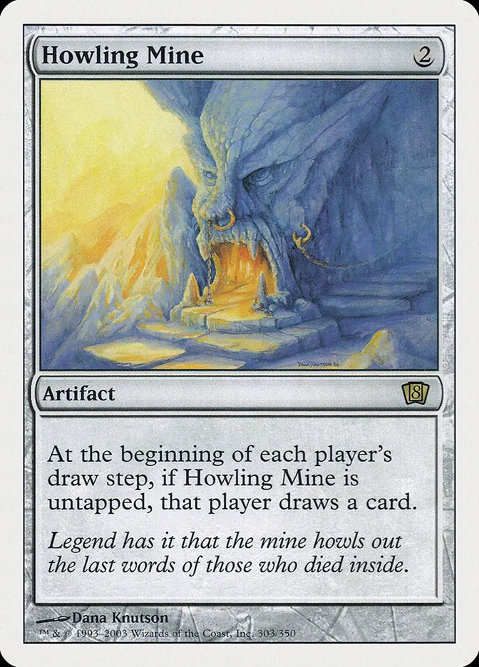 2003 Eighth Edition Howling Mine #303 rare card image
