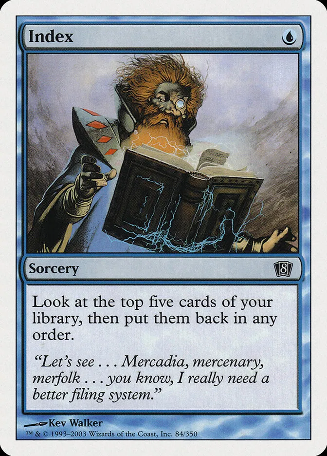 2003 Eighth Edition Index common #84 common card image