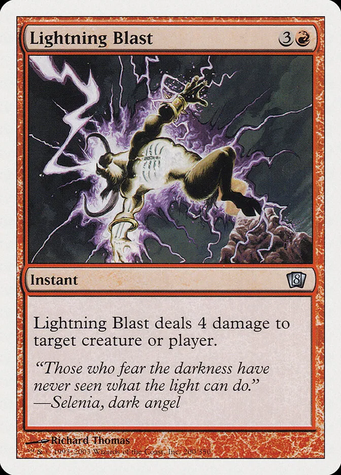 2003 Eighth Edition Lightning Blast uncommon #200 uncommon card image