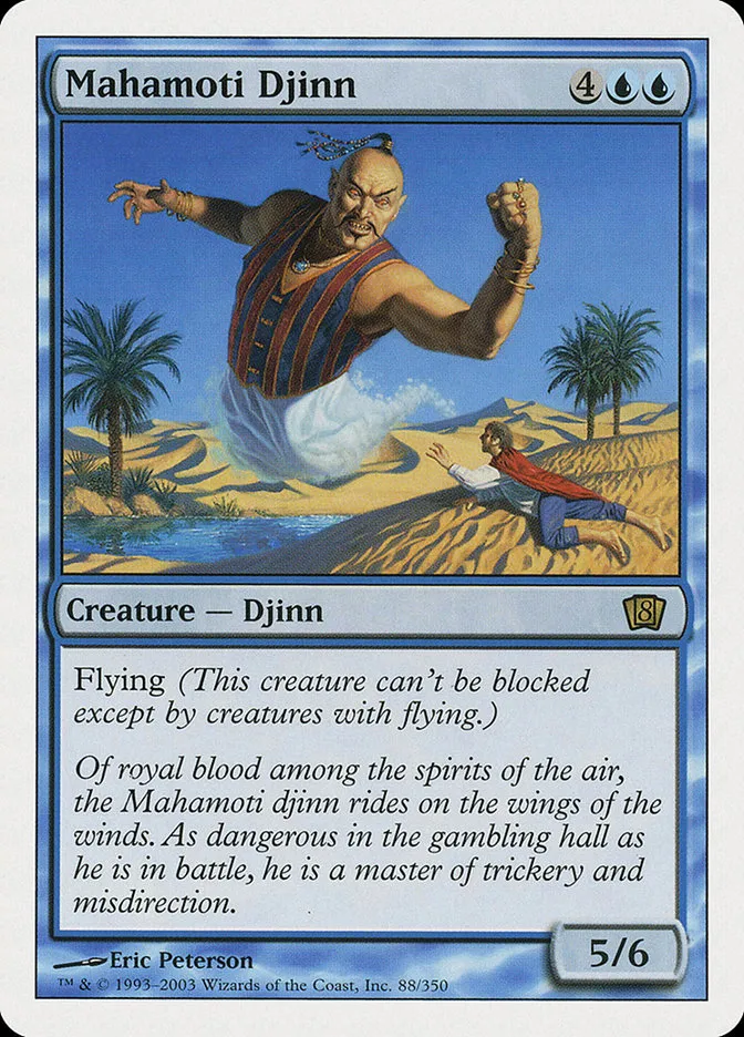 2003 Eighth Edition Mahamoti Djinn #88 rare card image