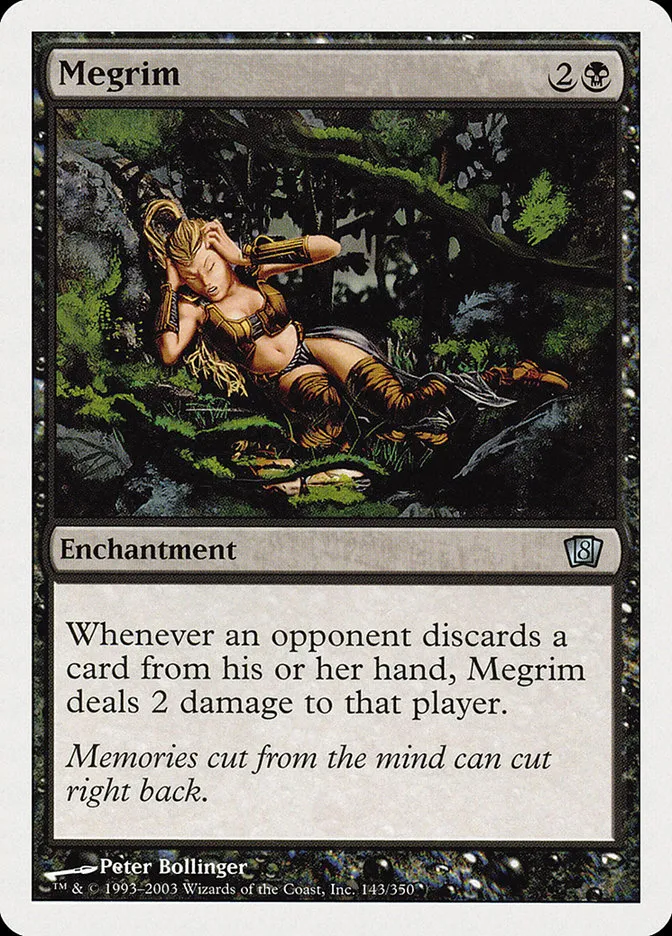 2003 Eighth Edition Megrim uncommon #143 uncommon card image