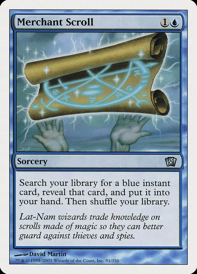 2003 Eighth Edition Merchant Scroll uncommon #91 uncommon card image