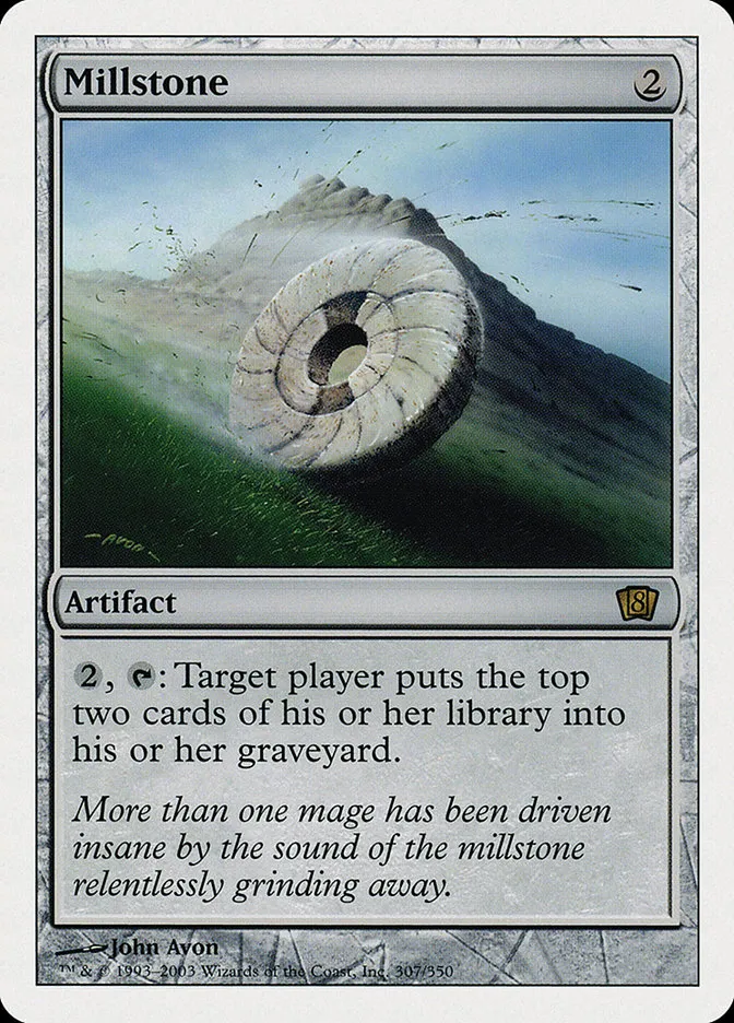 2003 Eighth Edition Millstone rare #307 rare card image