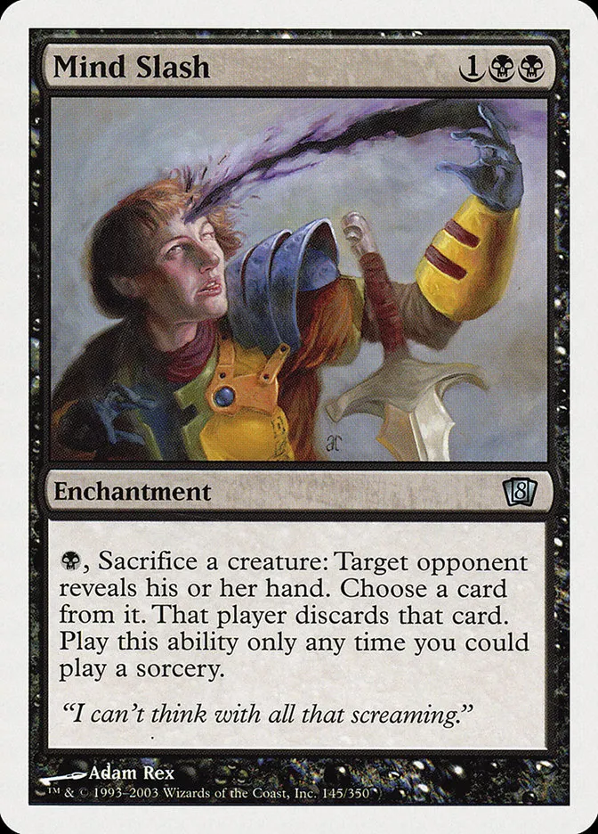 2003 Eighth Edition Mind Slash uncommon #145 uncommon card image