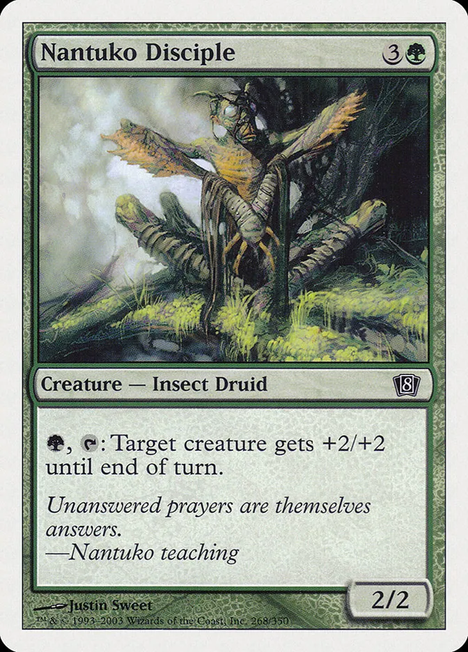 2003 Eighth Edition Nantuko Disciple common #268 common card image