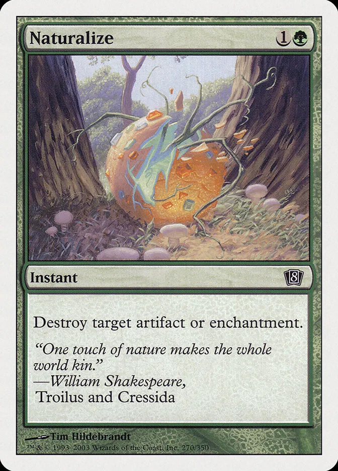 2003 Eighth Edition Naturalize common #270 common card image