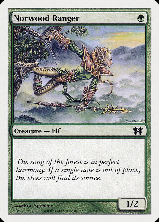 2003 Eighth Edition Norwood Ranger common #271 common card image