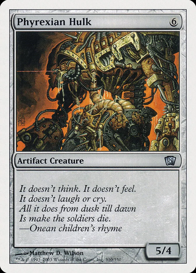 2003 Eighth Edition Phyrexian Hulk uncommon #310 uncommon card image
