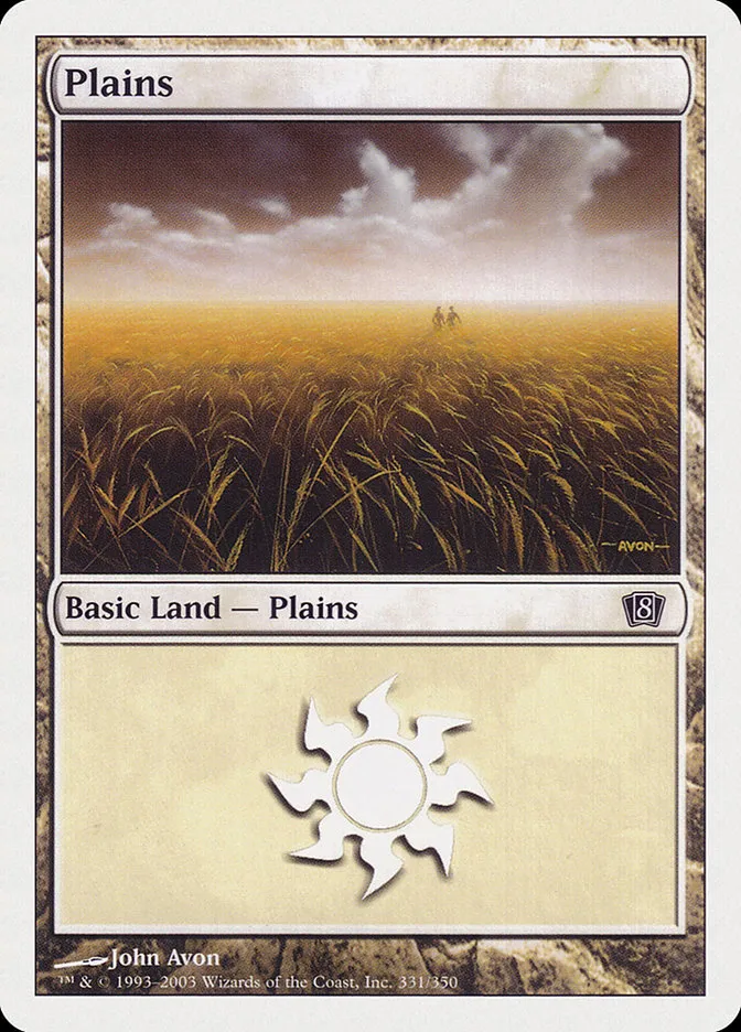 2003 Eighth Edition Plains common #331 common card image