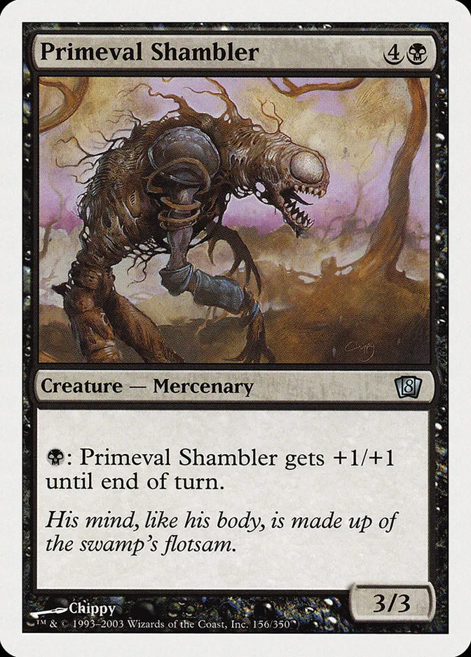 2003 Eighth Edition Primeval Shambler #156 uncommon card image