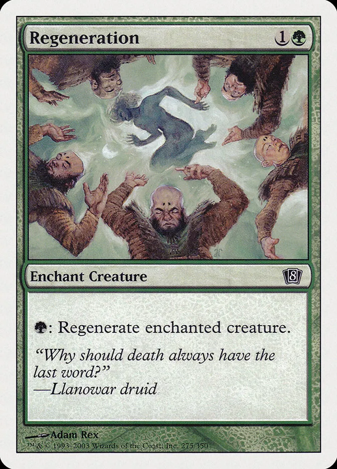 2003 Eighth Edition Regeneration common #275 common card image