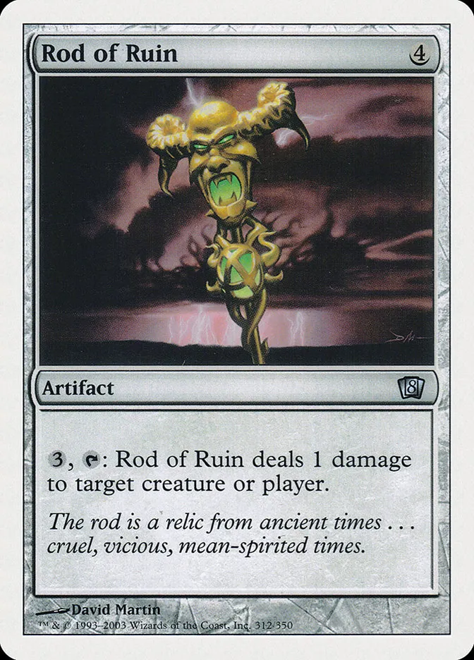 2003 Eighth Edition Rod of Ruin #312 uncommon card image