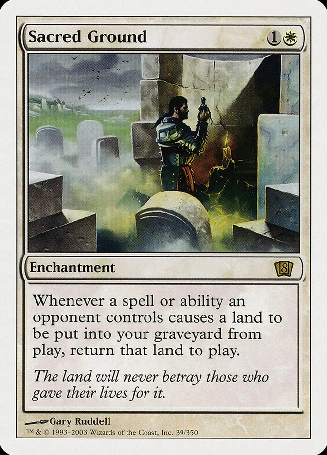 2003 Eighth Edition Sacred Ground rare #39 rare card image