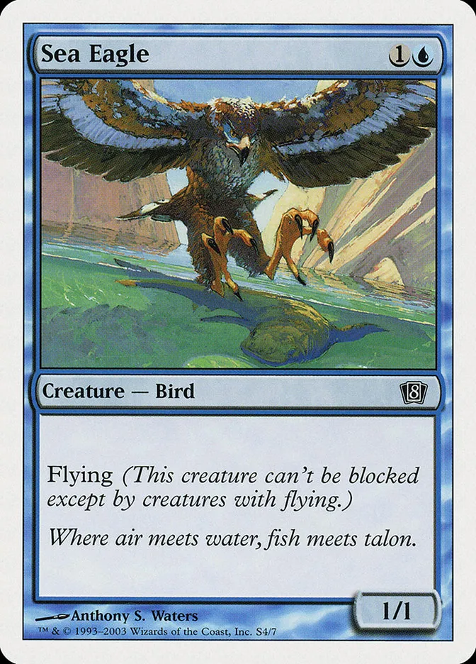 2003 Eighth Edition Sea Eagle common #S4 common card image