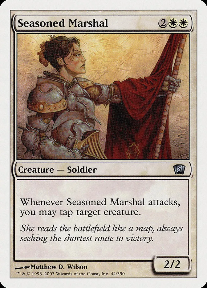 2003 Eighth Edition Seasoned Marshal uncommon #44 uncommon card image