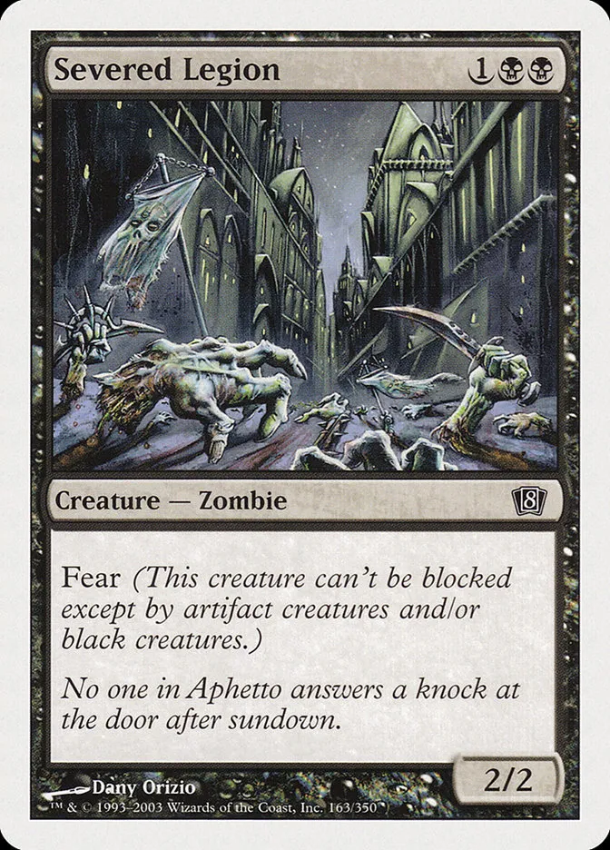 2003 Eighth Edition Severed Legion common #163 common card image
