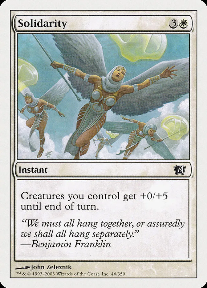 2003 Eighth Edition Solidarity common #46 common card image