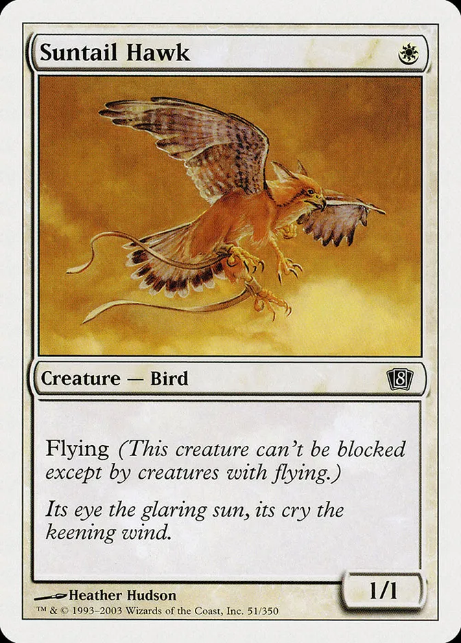 2003 Eighth Edition Suntail Hawk common #51 common card image