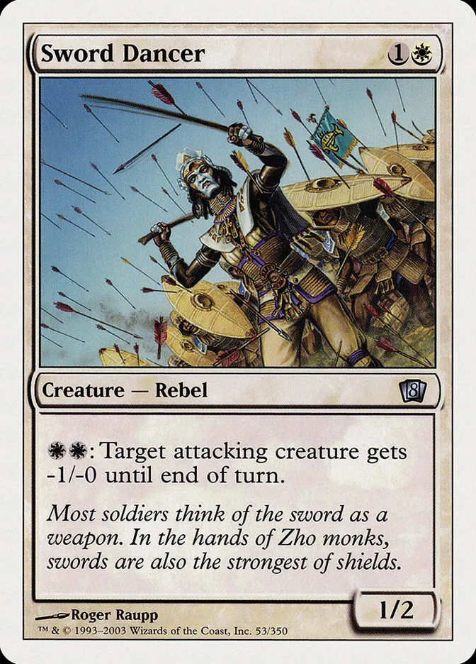 2003 Eighth Edition Sword Dancer uncommon #53 uncommon card image