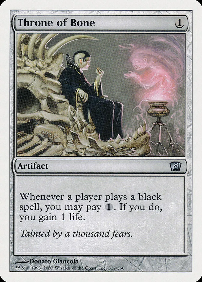 2003 Eighth Edition Throne of Bone uncommon #317 uncommon card image