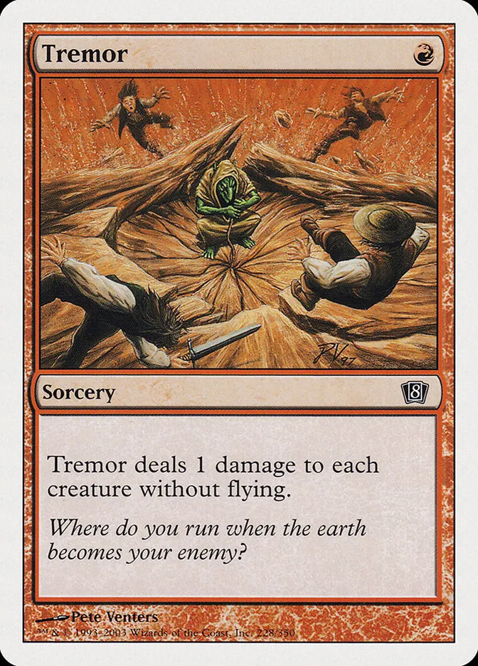 2003 Eighth Edition Tremor common #228 common card image