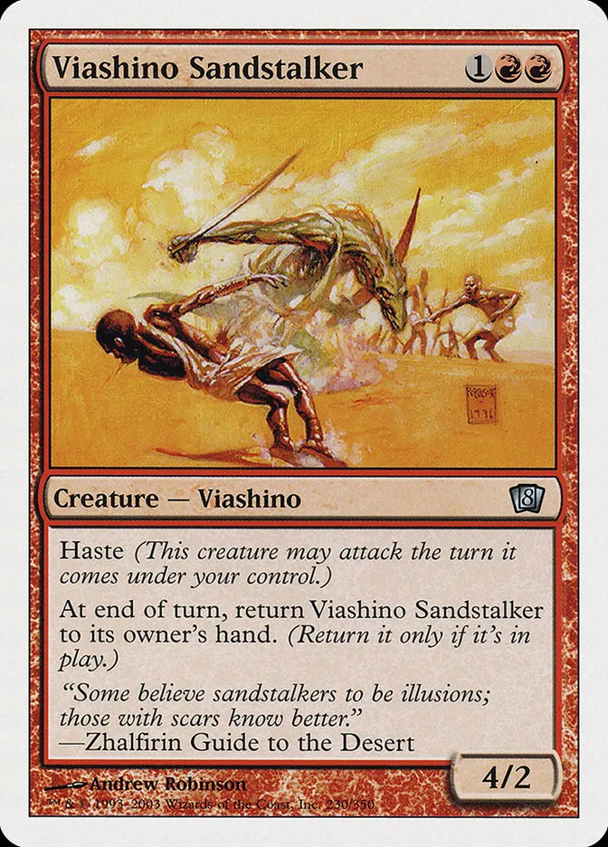 2003 Eighth Edition Viashino Sandstalker #230 uncommon card image