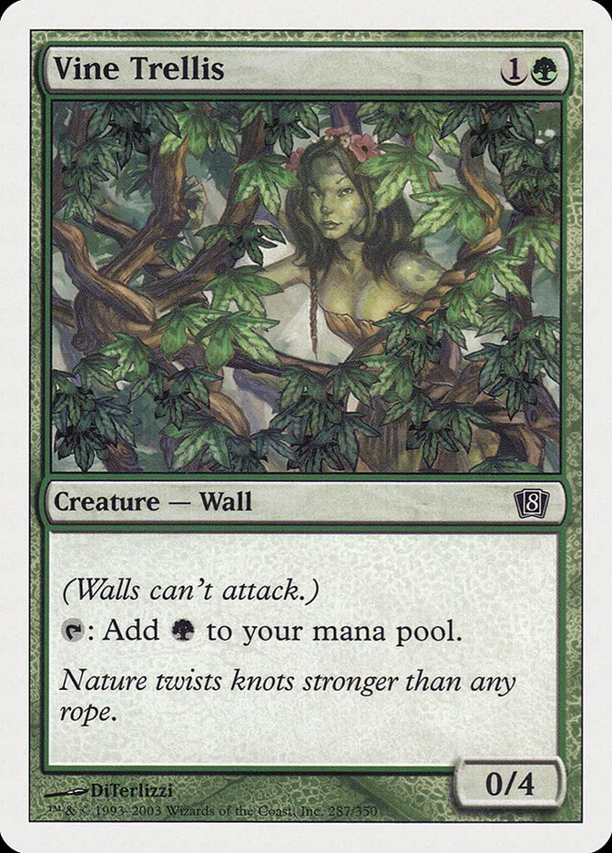 2003 Eighth Edition Vine Trellis common #287 common card image