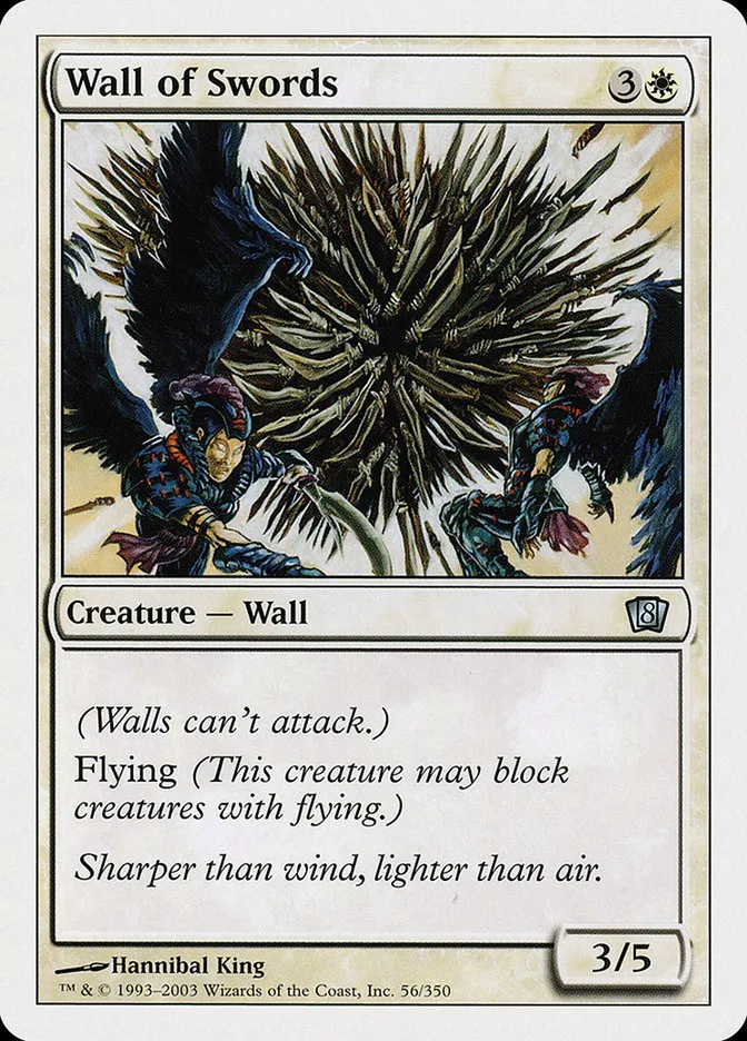 2003 Eighth Edition Wall of Swords #56 uncommon card image