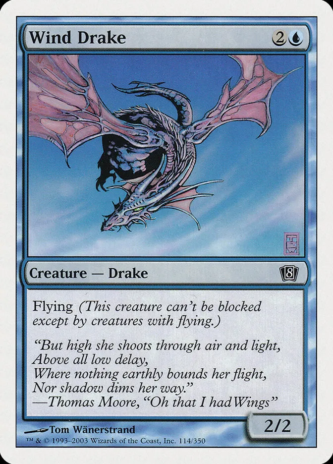 2003 Eighth Edition Wind Drake common #114 common card image