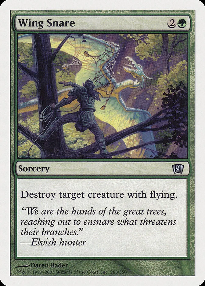 2003 Eighth Edition Wing Snare uncommon #288 uncommon card image