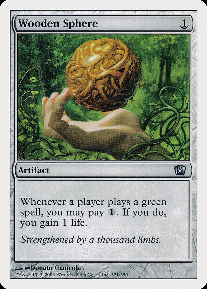 2003 Eighth Edition Wooden Sphere #321 uncommon card image