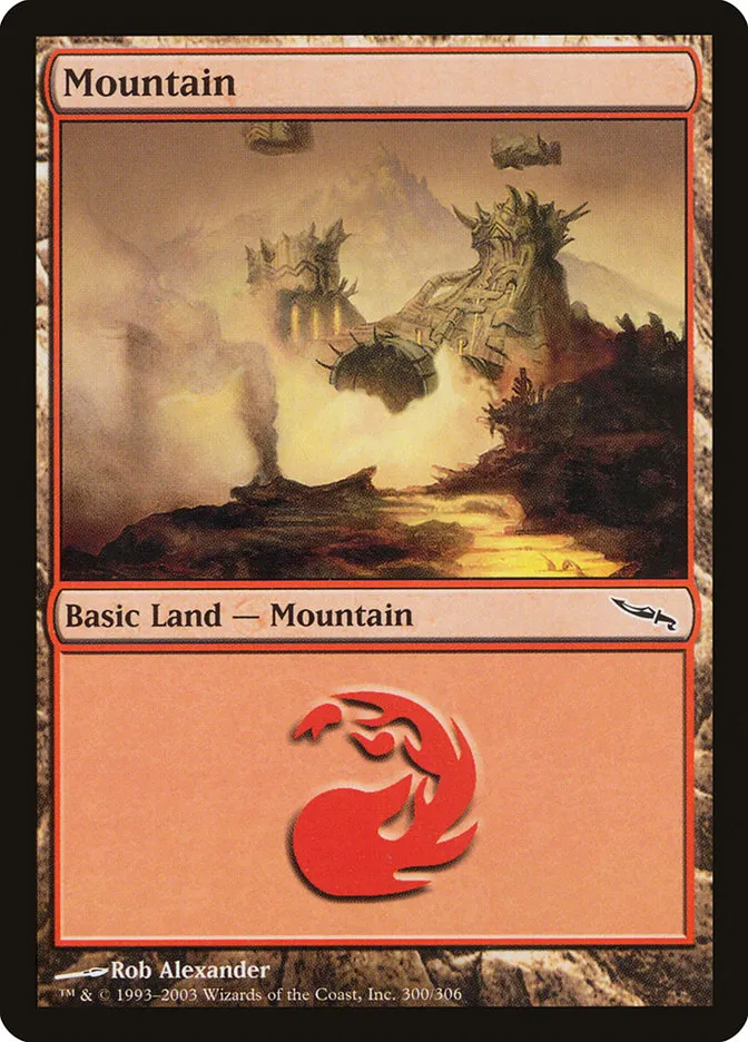 2003 Mirrodin Mountain common #300 common card image