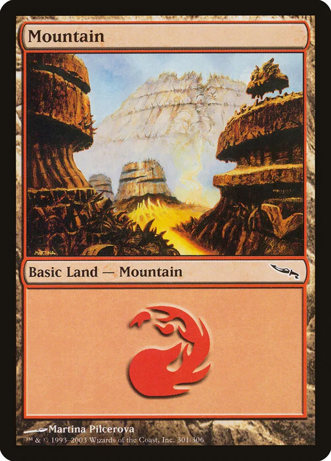 2003 Mirrodin Mountain common #301 common card image