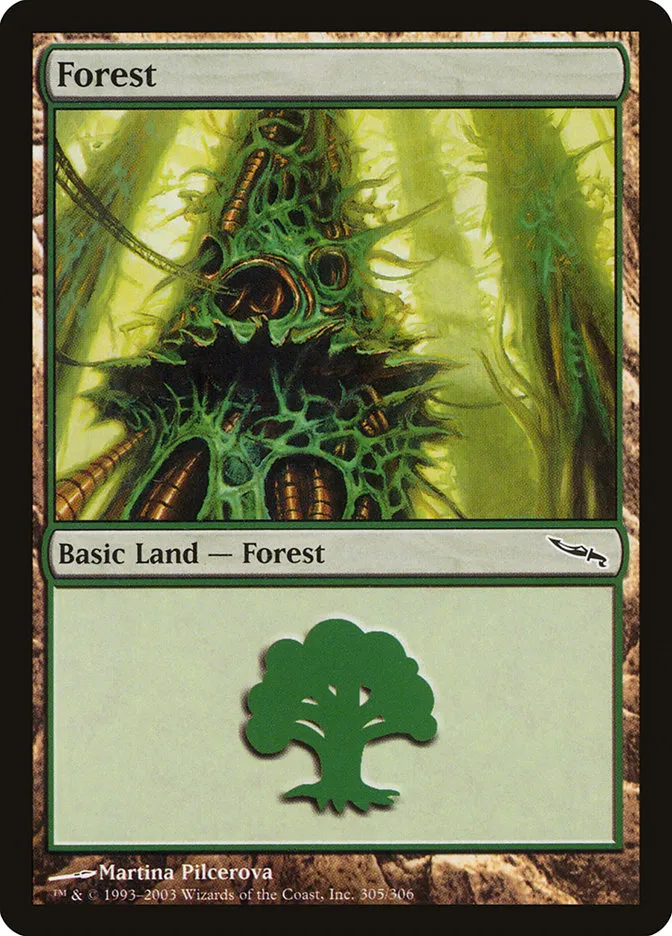 2003 Mirrodin Forest common #305 common card image